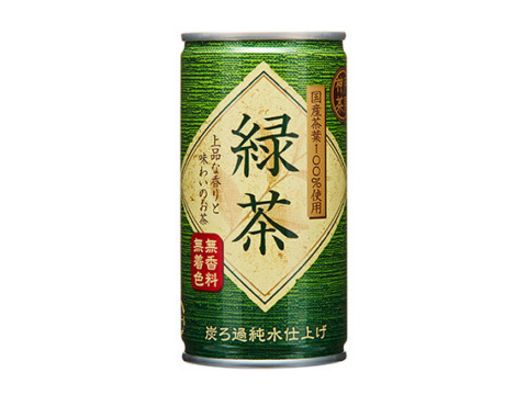 190ml 缶緑茶