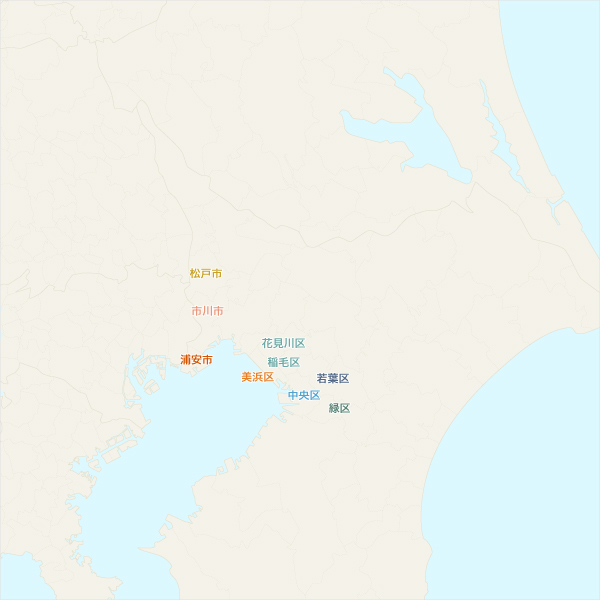 千葉県の配達区域一覧