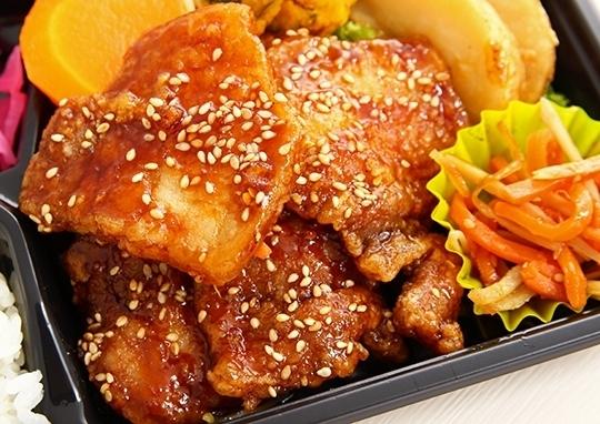 厚切豚肉の蒲焼き風弁当