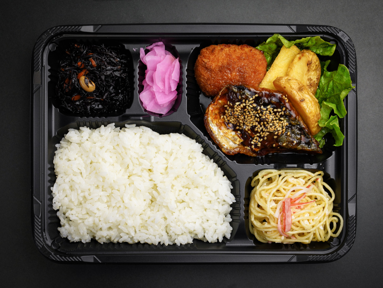 さばの蒲焼き&コロッケ