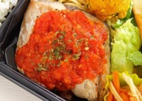 アジのソテー トマトソース弁当