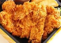 ひまわり自家製 ビックリチキンカツボリューム弁当