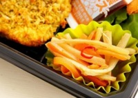 さばのスパイスパン粉焼き弁当